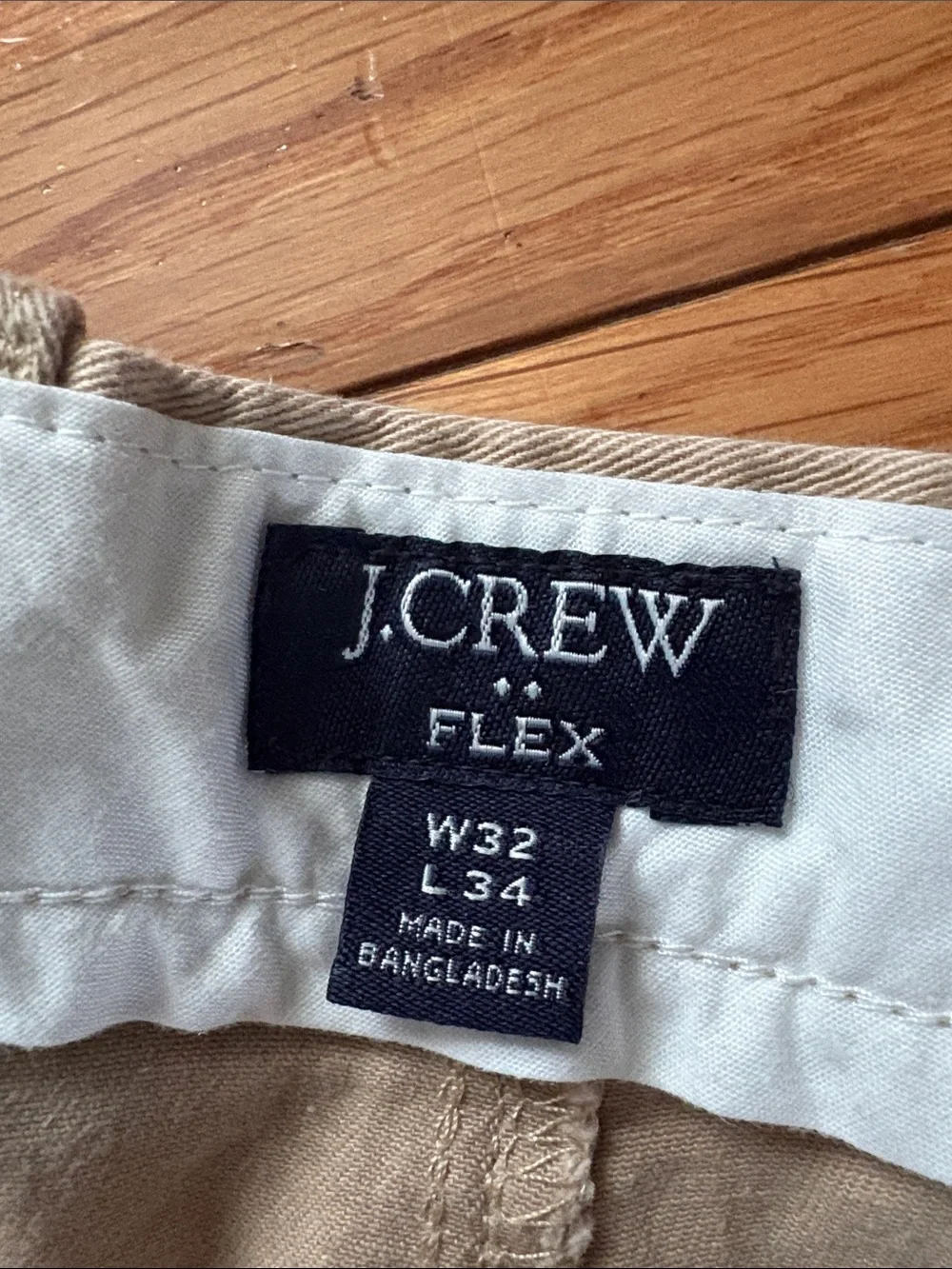 J. Crew Slim Khaki Chino Pants in Light Tan